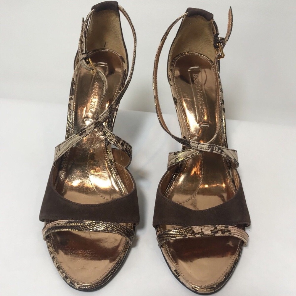 BCBG MAX AZRIA STRAP HEELS